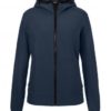 Ladies Hooded Softshell Jacket James & Nicholson - navy navy