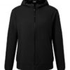 Mens Hooded Softshell Jacket James & Nicholson - black black