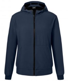 Mens Hooded Softshell Jacket James & Nicholson - navy navy