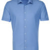 Seidensticker Hemd Mens Shirt Tailored Fit Shortsleeve - midblue