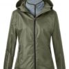 Ladies 3-In-1-Jacket James & Nicholson - olive black