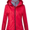 Ladies 3-In-1-Jacket James & Nicholson - red black