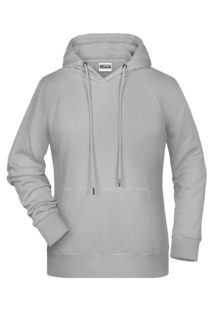 Ladies' Bio Hoody James & Nicholson - ash