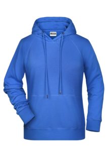 Ladies' Bio Hoody James & Nicholson - cobalt