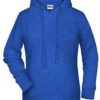 Ladies' Bio Hoody James & Nicholson - ink melange