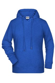 Ladies' Bio Hoody James & Nicholson - ink melange