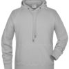 Men's Bio Hoody James & Nicholson - ash