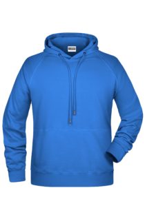 Men's Bio Hoody James & Nicholson - cobalt