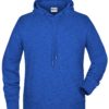 Men's Bio Hoody James & Nicholson - ink melange