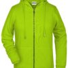 Ladies' Bio Zip Hoody James & Nicholson - acid yellow