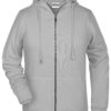 Ladies' Bio Zip Hoody James & Nicholson - ash