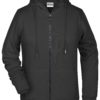 Ladies' Bio Zip Hoody James & Nicholson - black