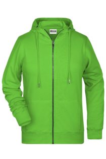 Ladies' Bio Zip Hoody James & Nicholson - lime green