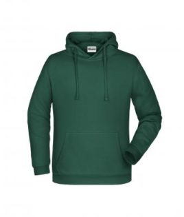 Basic Hoody Man James & Nicholson - dark green