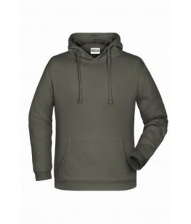 Basic Hoody Man James & Nicholson - dark grey