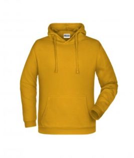 Basic Hoody Man James & Nicholson - gold yellow