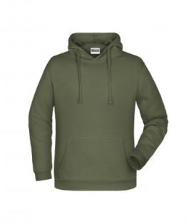 Basic Hoody Man James & Nicholson - olive