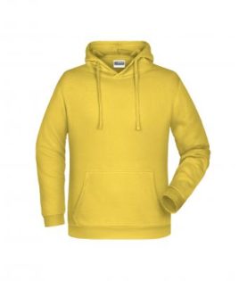 Basic Hoody Man James & Nicholson - yellow