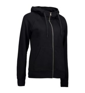 Identity Core Full Zip Damen Hoodie - schwarz