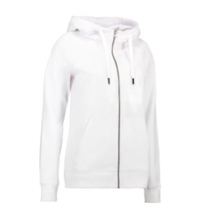 Identity Core Full Zip Damen Hoodie - weiß