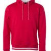 Men's Club Hoody James & Nicholson - red white