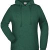 Basic Hoody Lady James & Nicholson - dark green