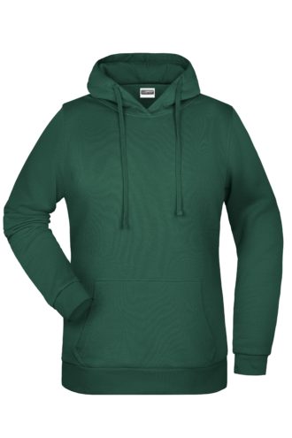 Basic Hoody Lady James & Nicholson - dark green