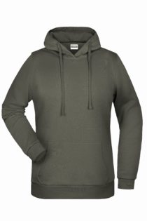 Basic Hoody Lady James & Nicholson - dark grey