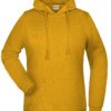 Basic Hoody Lady James & Nicholson - gold yellow