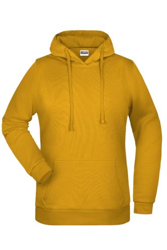 Basic Hoody Lady James & Nicholson - gold yellow