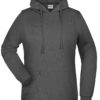 Basic Hoody Lady James & Nicholson - graphite