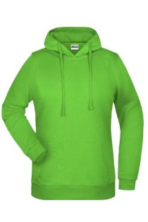 Basic Hoody Lady James & Nicholson - lime green