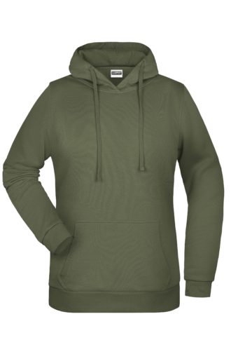 Basic Hoody Lady James & Nicholson - olive