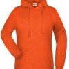 Basic Hoody Lady James & Nicholson - orange