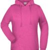 Basic Hoody Lady James & Nicholson - pink