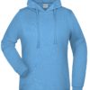 Basic Hoody Lady James & Nicholson - skyblue