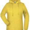 Basic Hoody Lady James & Nicholson - yellow