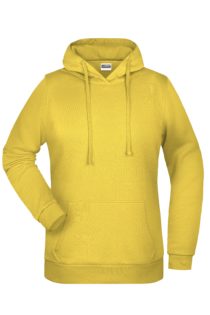 Basic Hoody Lady James & Nicholson - yellow