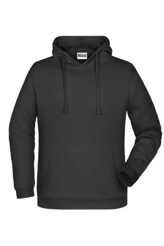 Basic Hoody Man James & Nicholson - black