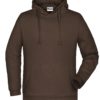 Basic Hoody Man James & Nicholson - brown