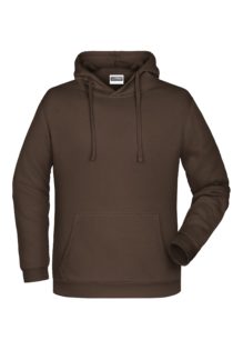 Basic Hoody Man James & Nicholson - brown