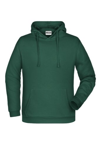 Basic Hoody Man James & Nicholson - dark green