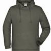 Basic Hoody Man James & Nicholson - dark grey