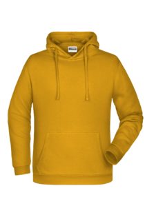 Basic Hoody Man James & Nicholson - gold yellow