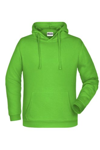 Basic Hoody Man James & Nicholson - lime green