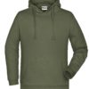 Basic Hoody Man James & Nicholson - olive