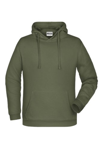 Basic Hoody Man James & Nicholson - olive