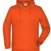 Basic Hoody Man James & Nicholson - orange