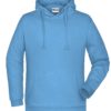 Basic Hoody Man James & Nicholson - skyblue