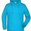 Basic Hoody Man James & Nicholson - turquoise